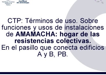 Funciones y usos de instalaciones de AMAMACHA