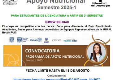 Beca Programa de Apoyo Nutricional