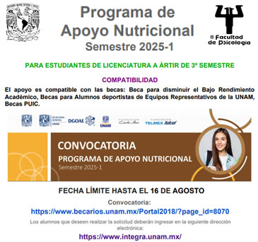 Beca Programa de Apoyo Nutricional