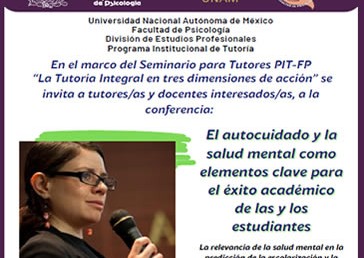 Conferencia -El autocuidado y la salud mental…