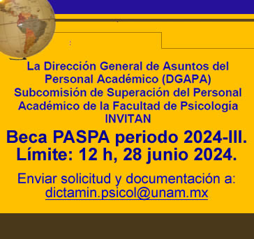 Beca PASPA, periodo 2024-III