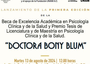 Beca de Excelencia Académica y Premio Tesis de Licenciatura