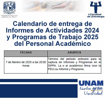 Calendario de entrega de Informes y Programas