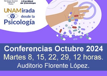 Ciclo UNAMirada desde la Psicología. Conferencias Octubre