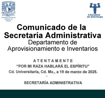 Comunicado de la Secretaría Administrativa