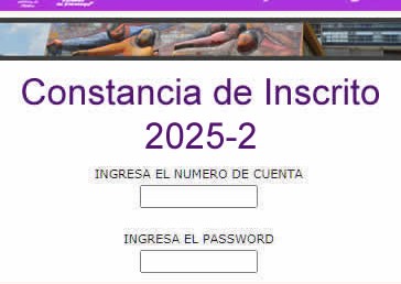 Constancia de Inscrito 2025-2