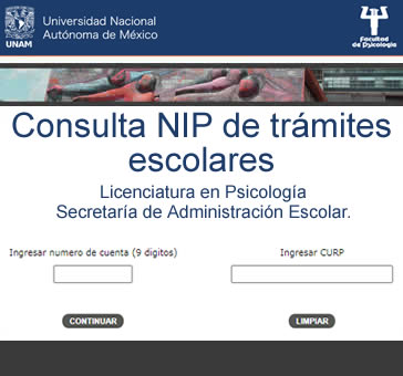 Consulta NIP de trámites escolares -SAE