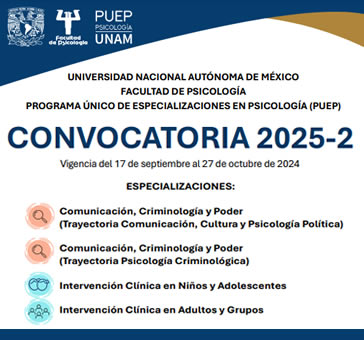 Convocatoria -Programa Único de Especializaciones