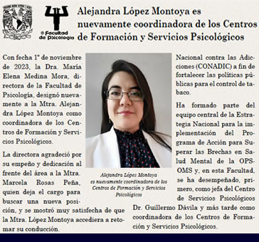 Alejandra López Montoya es nuevamente coordinadora