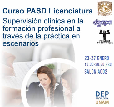 Curso PASD Licenciatura-Supervisión clínica…