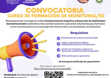 Convocatoria para formarse como monitores y monitoras