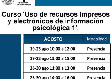 Curso -Uso de recursos impresos y electrónicos…