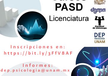 Cursos DGAPA-PASD Licenciatura Enero 2025.