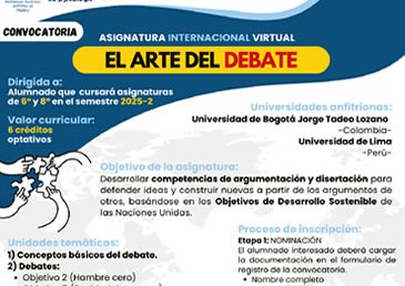 Asignatura Internacional Virtual: El Arte del Debate