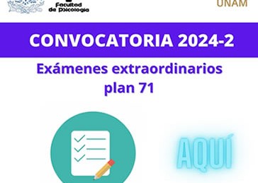Exámenes Extraordinarios, Plan 71