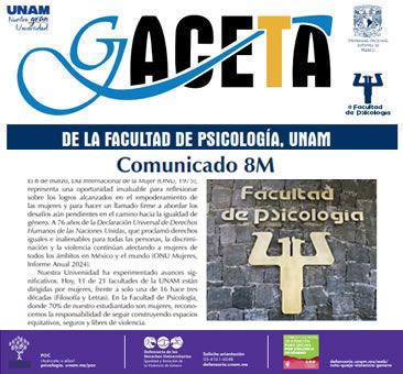 Gaceta de la Facultad de Psicología UNAM