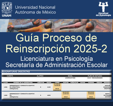 Guía Proceso de Reinscripción 2025-2