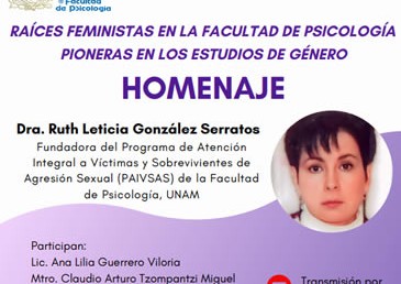 Homenaje a Ruth Leticia González Serratos