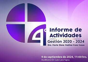 Invitación a la presentación del 4º Informe de Actividades