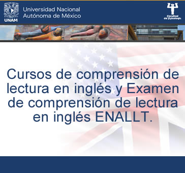 Cursos de comprensión de lectura en inglés y Examen ENALLT