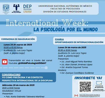 International Week: La Psicología por el Mundo