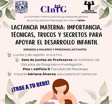 Taller -Lactancia Materna: Importancia, técnicas…