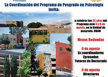 Aniversario del Programa de Posgrado en Psicología