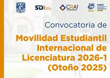 Convocatoria de Movilidad Estudiantil Internacional