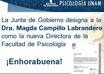 Designan a la Dra. Magda Campillo como la nueva Directora de la Facultad