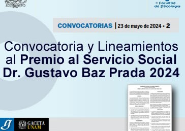 Convocatoria y Lineamientos al Premio al Servicio Social
