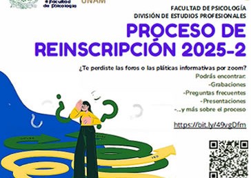 Proceso de reinscripción 2025-2 -Licenciatura.