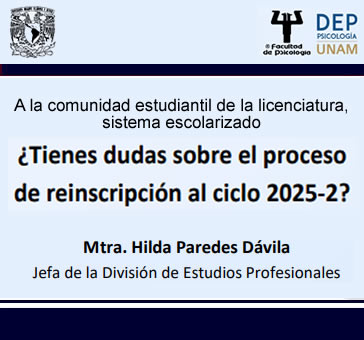 ¿Tienes dudas sobre el proceso de reinscripción 2025-2?