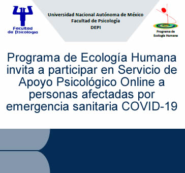 Servicio de Apoyo Psicológico Online a personas afectadas por COVID-19