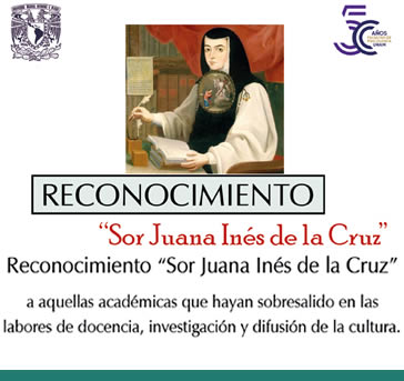 Reconocimiento Sor Juana Inés de la Cruz.