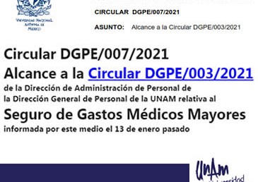 Seguro de Gastos Médicos Mayores -Circular DGPE