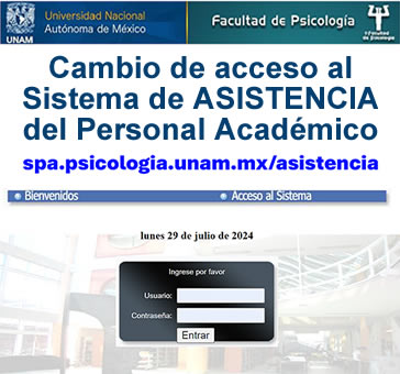 Cambio de acceso al Sistema de Asistencia