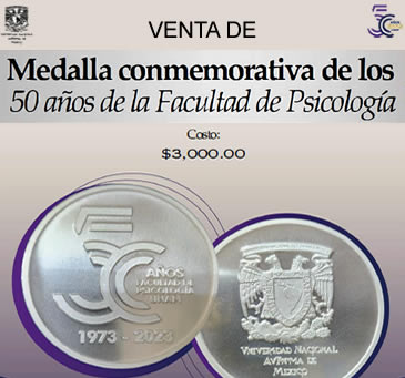 Venta de Medalla conmemorativa de 50 años de la Facultad