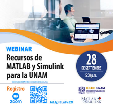 Webinar Recursos de MATLAB y Simulink para la UNAM