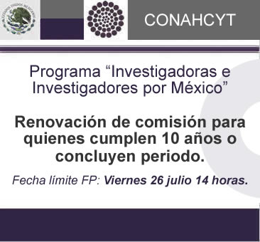 Renovación -Investigadoras e Investigadores por México