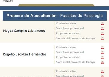 Junta de Gobierno – Proceso de Auscultación