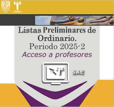 Listas Preliminares de Ordinario Periodo 2025-2